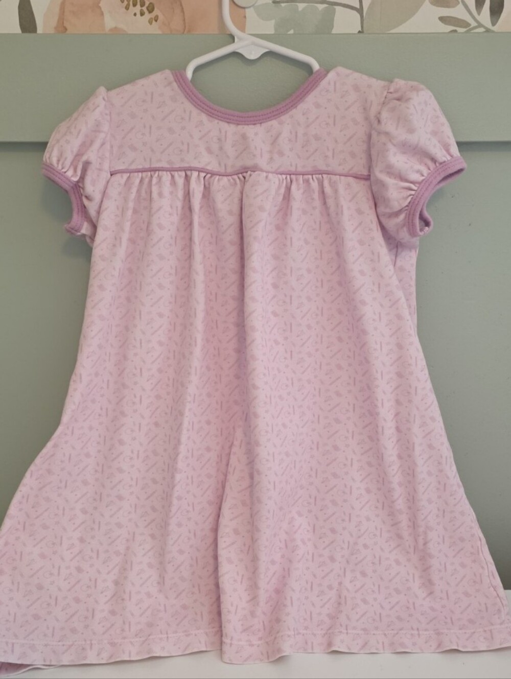 Ruth & Ralph size 5 or 5t back to school pink smocked brand dress